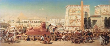 イエス Painting - エジプトにおけるイスラエル エドワード・ポインター